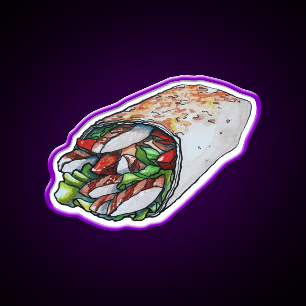 Doner Kebab Fast Food Led Neon Sign For Burger Place Rgb Color - Shineneon
