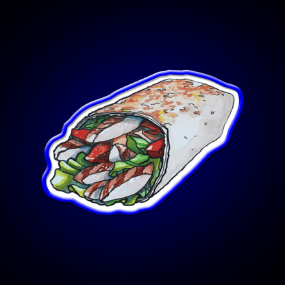 Doner Kebab Fast Food Led Neon Sign For Burger Place Rgb Color - Shineneon