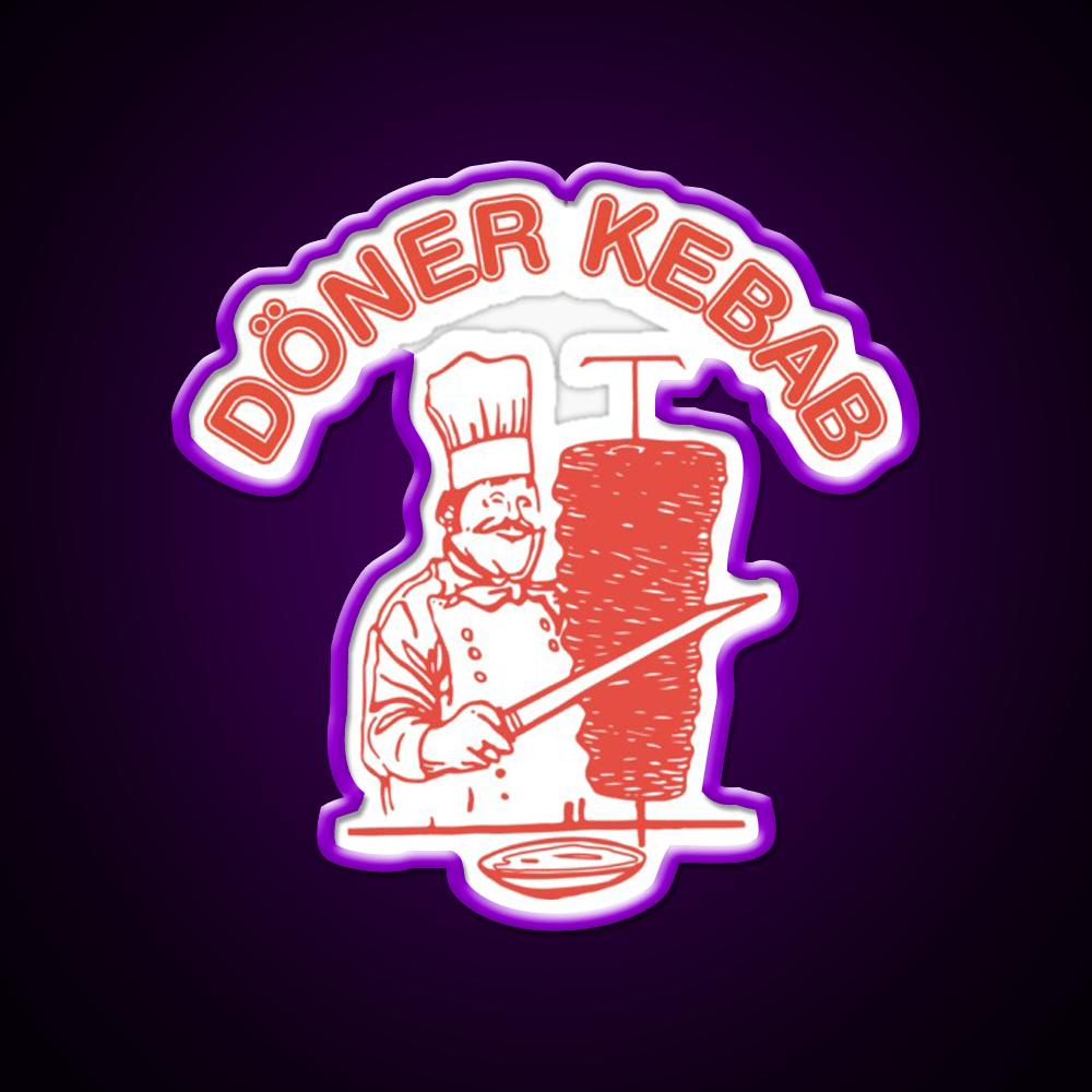 Doner Kebab Snack Food Led Neon Sign Rgb Color - Shineneon