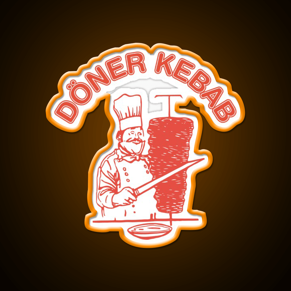 Doner Kebab Snack Food Led Neon Sign Rgb Color - Shineneon