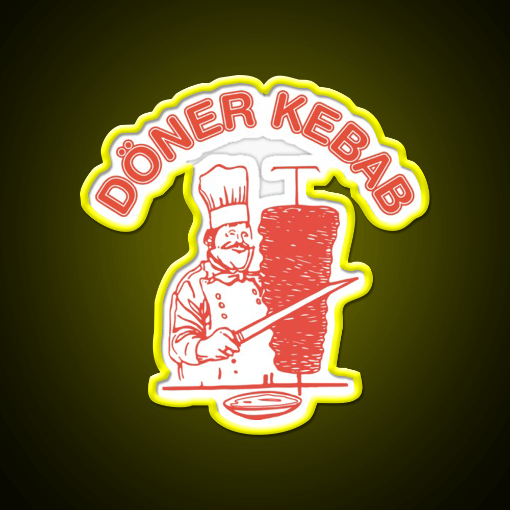Doner Kebab Snack Food Led Neon Sign Rgb Color - Shineneon