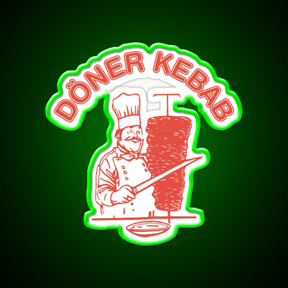 Doner Kebab Snack Food Led Neon Sign Rgb Color - Shineneon