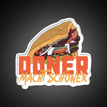 Doner Makes Beautiful Fast Food Led Neon Sign For Burger Place Rgb Color - Shineneon