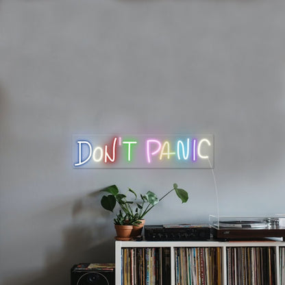 Donour T Panic Led Neon Sign Wall Art | Shineneon