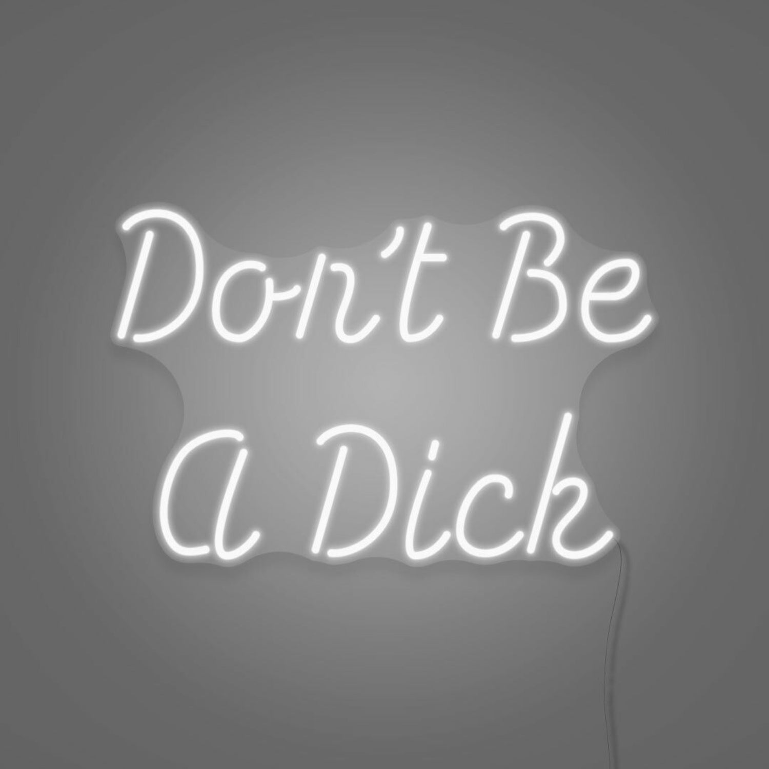 Dont Be A Dick Neon Humor And Straight Talk - Shineneon