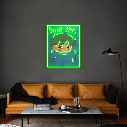 Dont Cry Artwork Affordable Custom Neon Signs - Shineneon