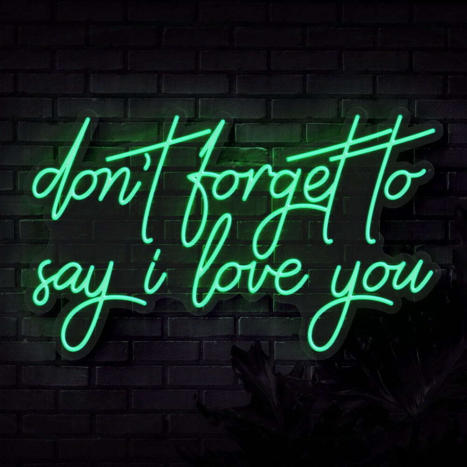 Dont Forget To Say I Love You Neon Sign | Shineneon