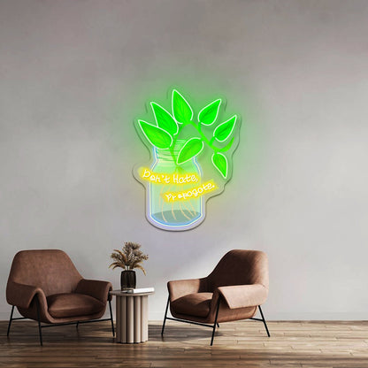 Dont Hate Propogate Neon Signs For Sale - Shineneon