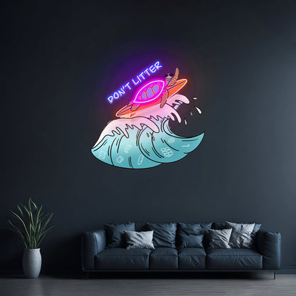 Dont Hiss Me Off Cat Neon Signs Cute Pink Neon Signs - Shineneon
