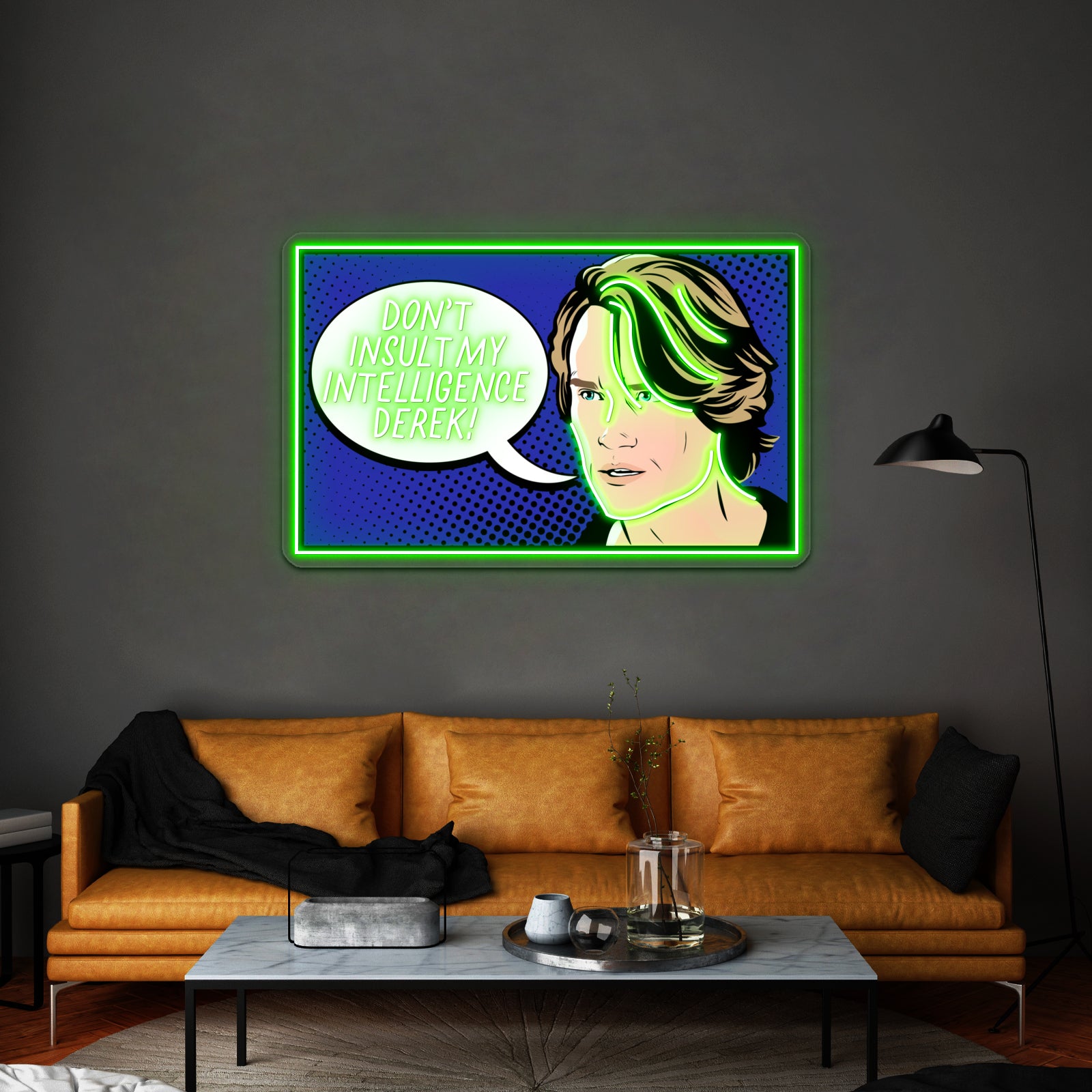 Dont Insult My Intelligence In Paradise Artwork Neon Signs | Shineneon