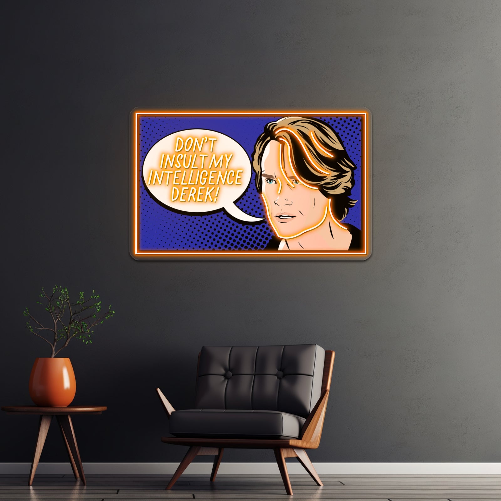 Dont Insult My Intelligence In Paradise Artwork Neon Signs | Shineneon