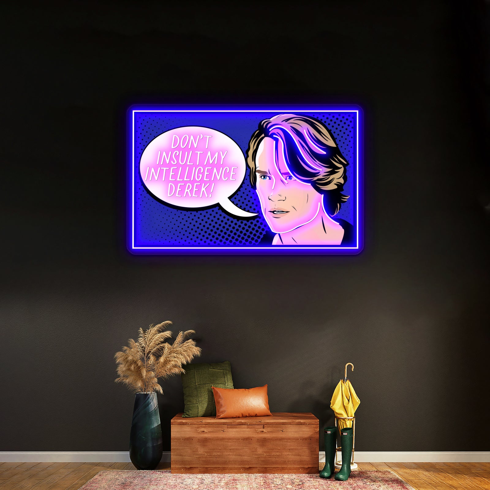Dont Insult My Intelligence In Paradise Artwork Neon Signs | Shineneon