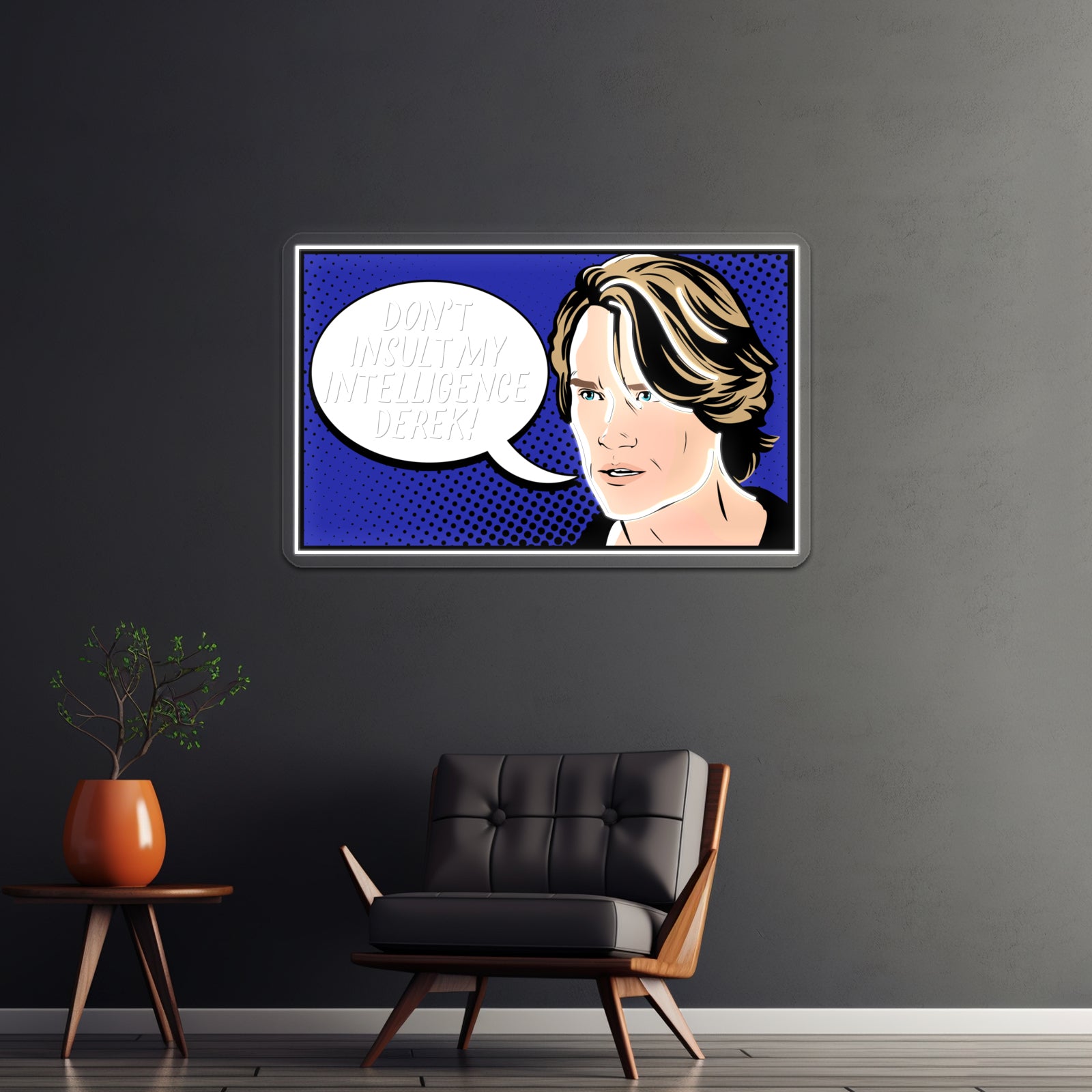 Dont Insult My Intelligence In Paradise Artwork Neon Signs | Shineneon