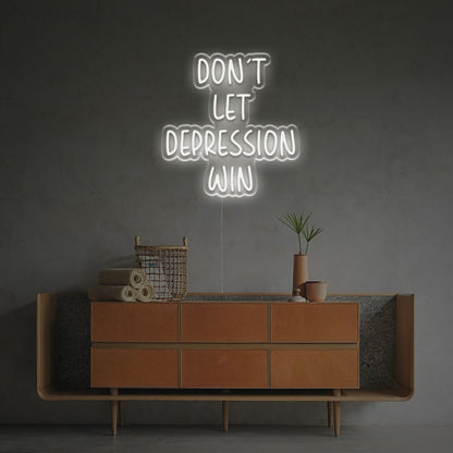Dont Let Depression Win Led Neon Sign | Shineneon