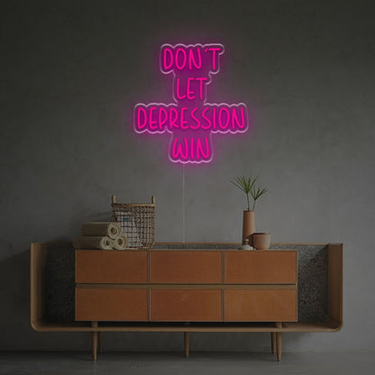 Dont Let Depression Win Led Neon Sign | Shineneon