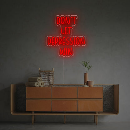 Dont Let Depression Win Led Neon Sign | Shineneon