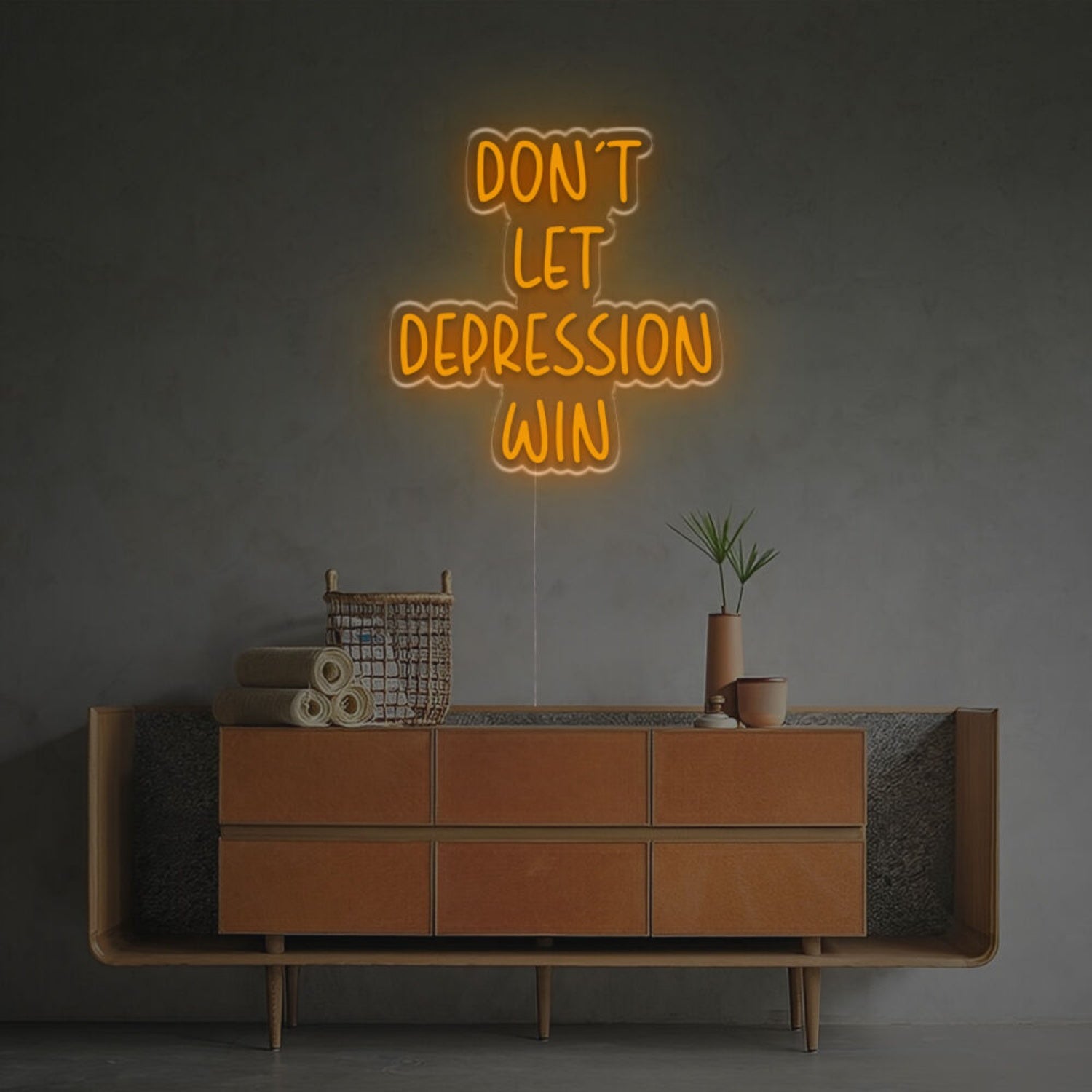Dont Let Depression Win Led Neon Sign | Shineneon