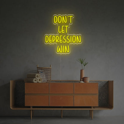 Dont Let Depression Win Led Neon Sign | Shineneon
