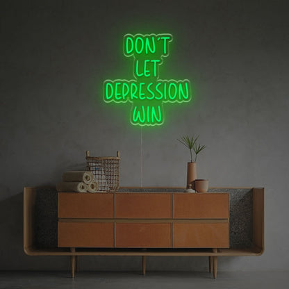 Dont Let Depression Win Led Neon Sign | Shineneon