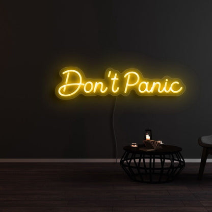 Dont Panic Led Neon Sign - Shineneon