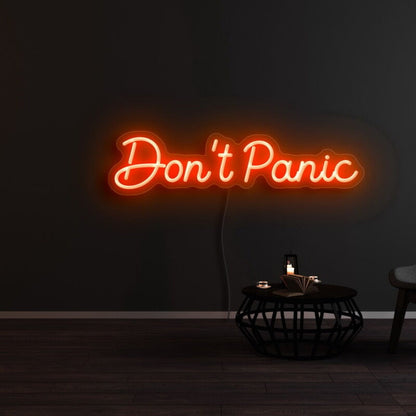 Dont Panic Led Neon Sign - Shineneon