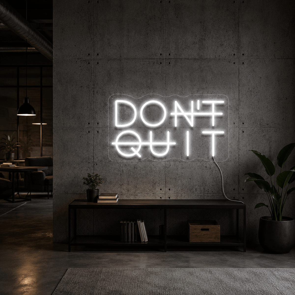 Don't Quit LED Neon Sign Wall Neon Sign - Shineneon