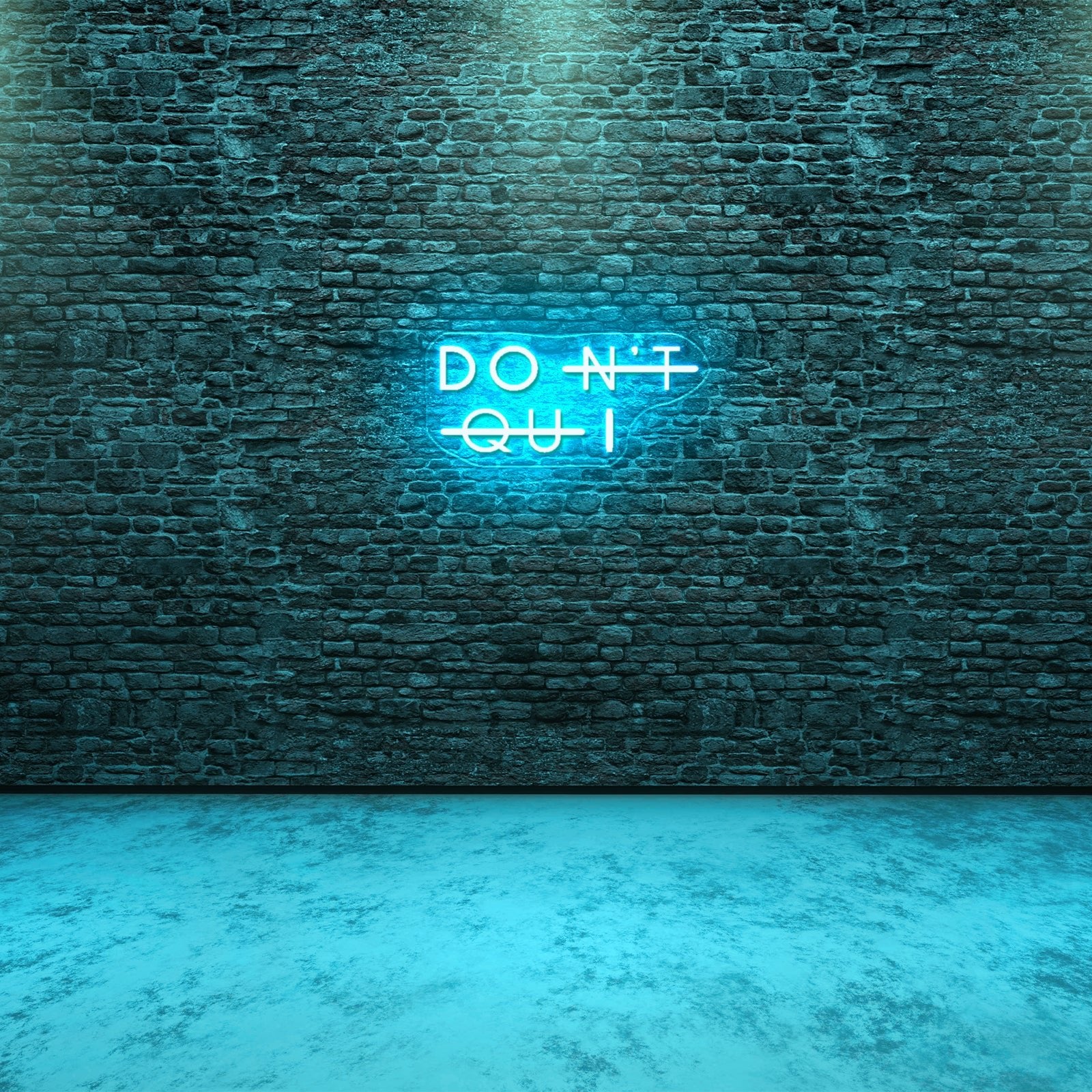 Dont Quit Neon Sign Wall Decor Neon Led Signs - Shineneon