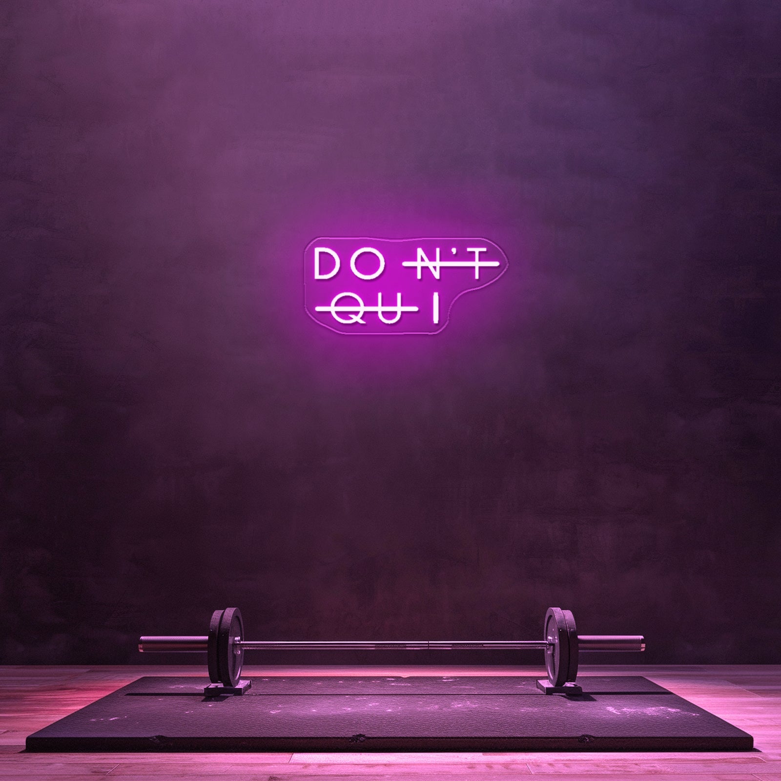 Dont Quit Neon Sign Wall Decor Neon Led Signs - Shineneon