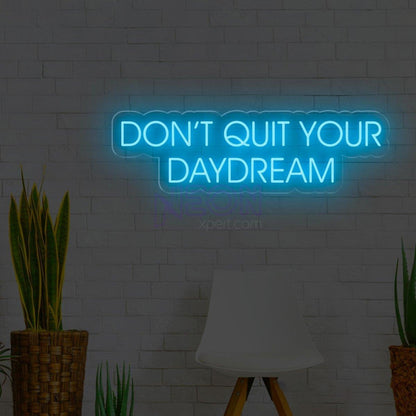 Dont Quit Your Daydream Purple Cloud Led Neon Sign For Decor | Shineneon