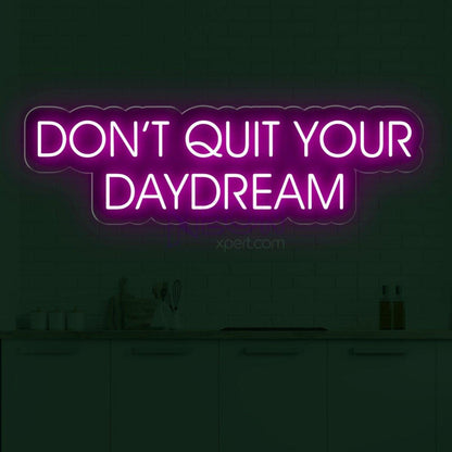 Dont Quit Your Daydream Purple Cloud Led Neon Sign For Decor | Shineneon