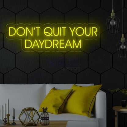Dont Quit Your Daydream Purple Cloud Led Neon Sign For Decor | Shineneon