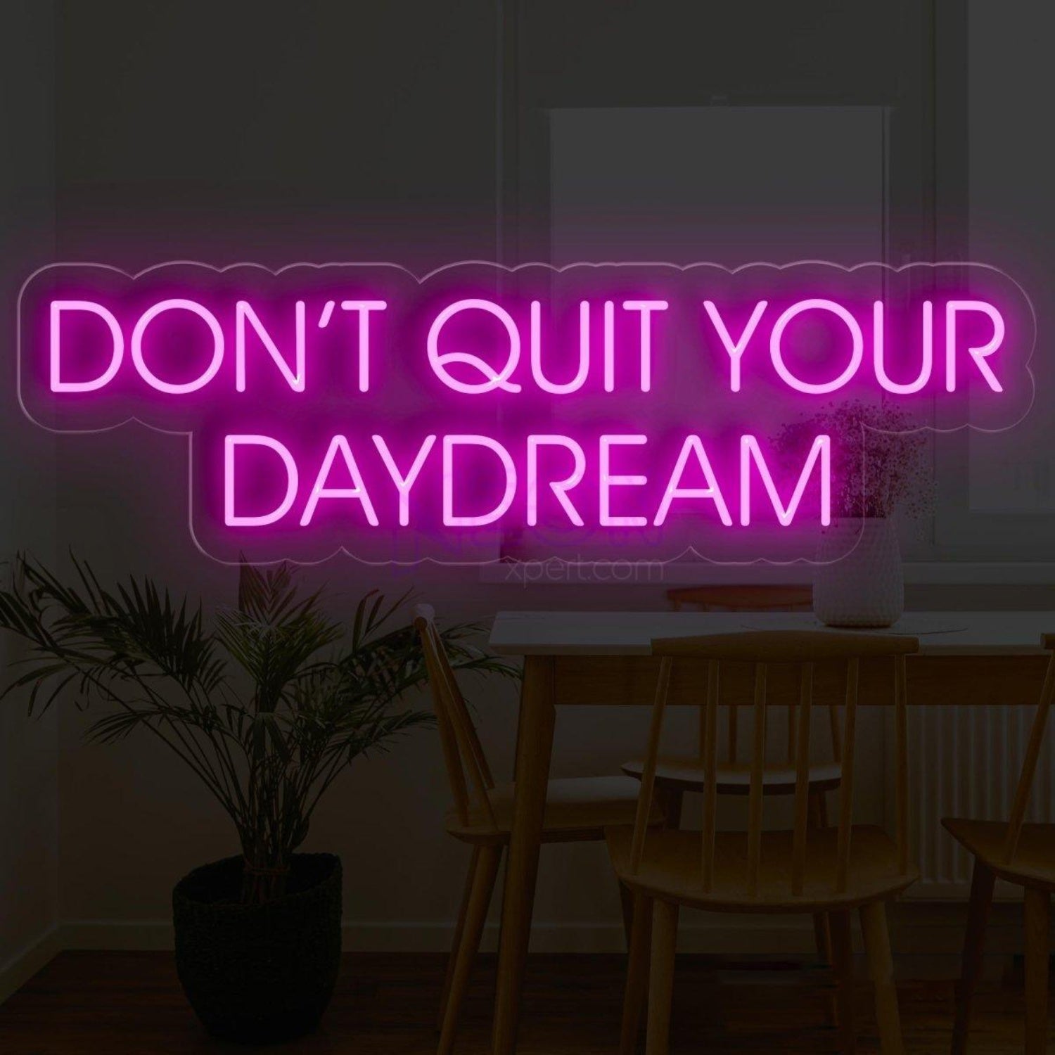 Dont Quit Your Daydream Purple Cloud Led Neon Sign For Decor | Shineneon