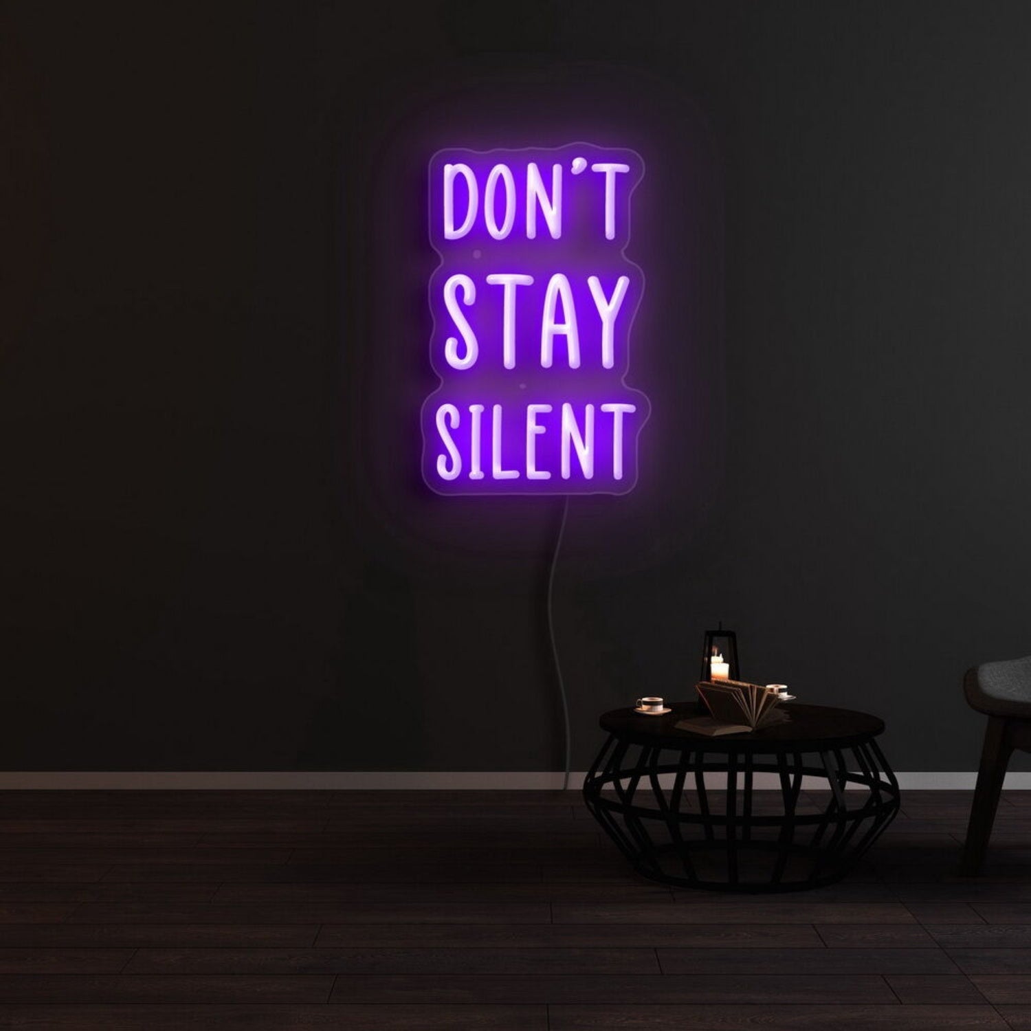 Dont Stay Silent Led Neon Sign - Shineneon