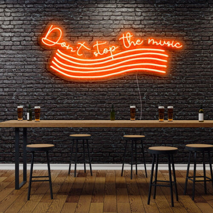 Dont Stop The Music Led Neon Sign | Shineneon