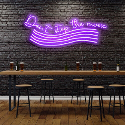 Dont Stop The Music Led Neon Sign | Shineneon