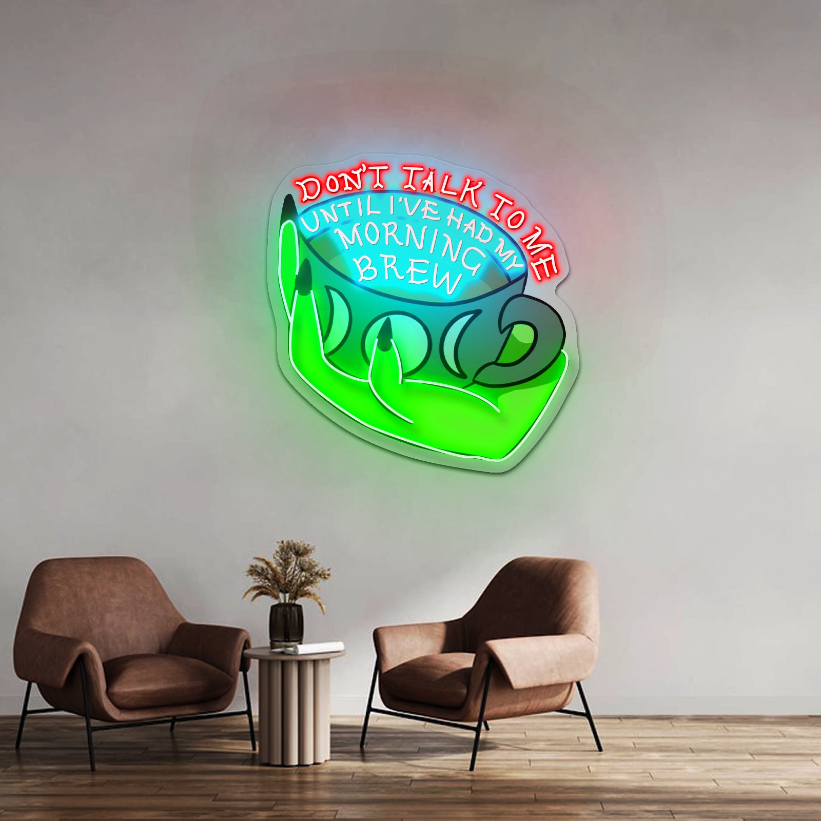 Dont Talk To Me Until Ive Had My Morning Brew Open Neon Signs