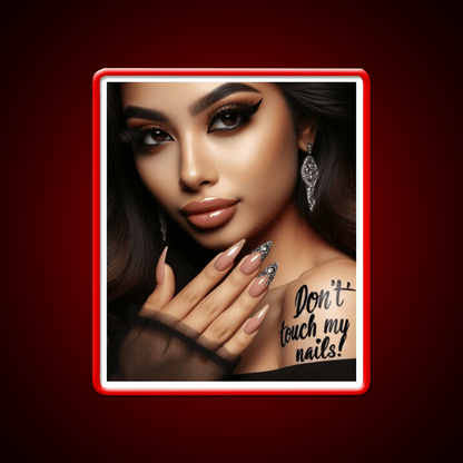 Dont Touch My Nails Design Iv Nail Salon Led Neon Sign Rgb Color - Shineneon