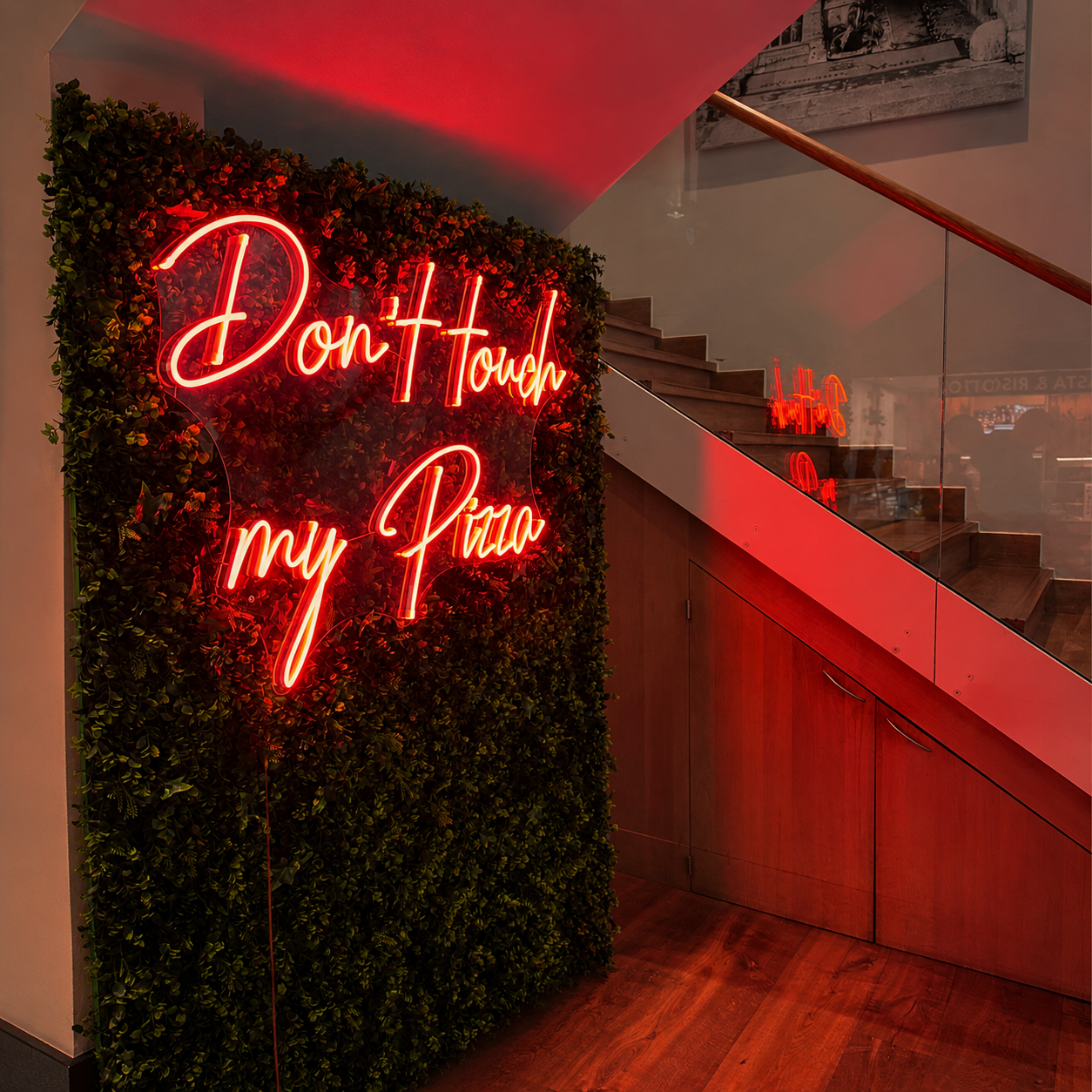 Don't Touch My Pizza LED Neon Sign - 01 Original Product Image