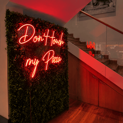 Don't Touch My Pizza LED Neon Sign - Shineneon