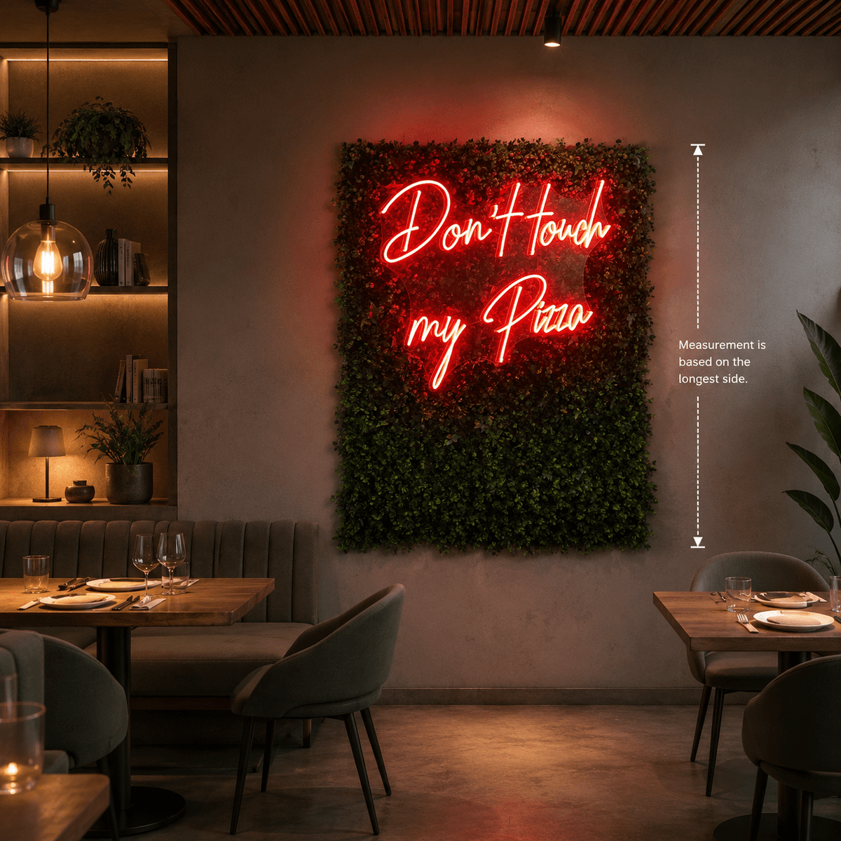Don't Touch My Pizza LED Neon Sign - Shineneon