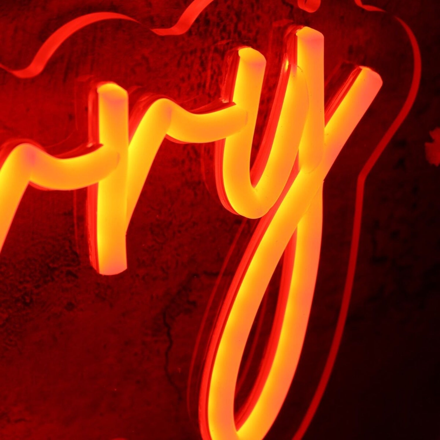 Dont Worry Eat Curry Led Neon Sign - Shineneon