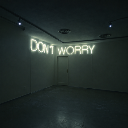 Dont Worry LED Neon Sign - 01 Original Product Image