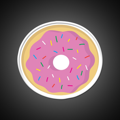 Donut Fast Food Led Neon Sign For Burger Place Rgb Color