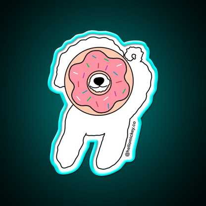 Donut Know What I D Do Without You Snack Food Led Neon Sign Rgb Color