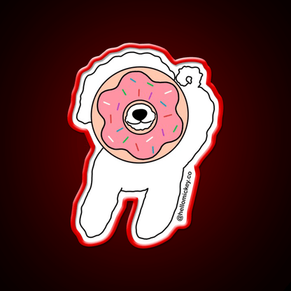 Donut Know What I D Do Without You Snack Food Led Neon Sign Rgb Color - Shineneon