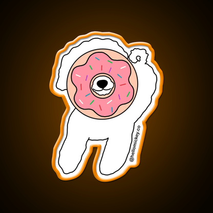 Donut Know What I D Do Without You Snack Food Led Neon Sign Rgb Color - Shineneon