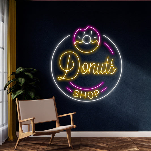 Donut Shop Neon Light