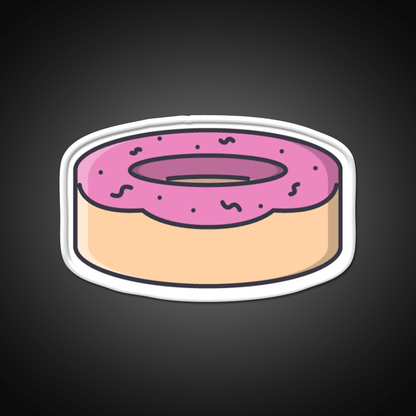 Donut Snack Food Led Neon Sign For Snack Room Rgb Color - Shineneon