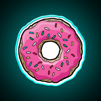 Donut Snack Food Led Neon Sign Rgb Color - Shineneon