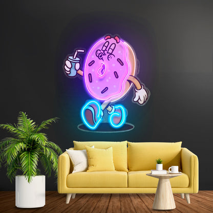 Donut Trendy Retro Led Neon Sign Light Custom Led Signs